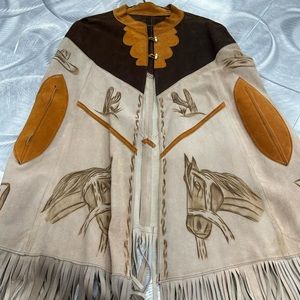 Real Leather Cape